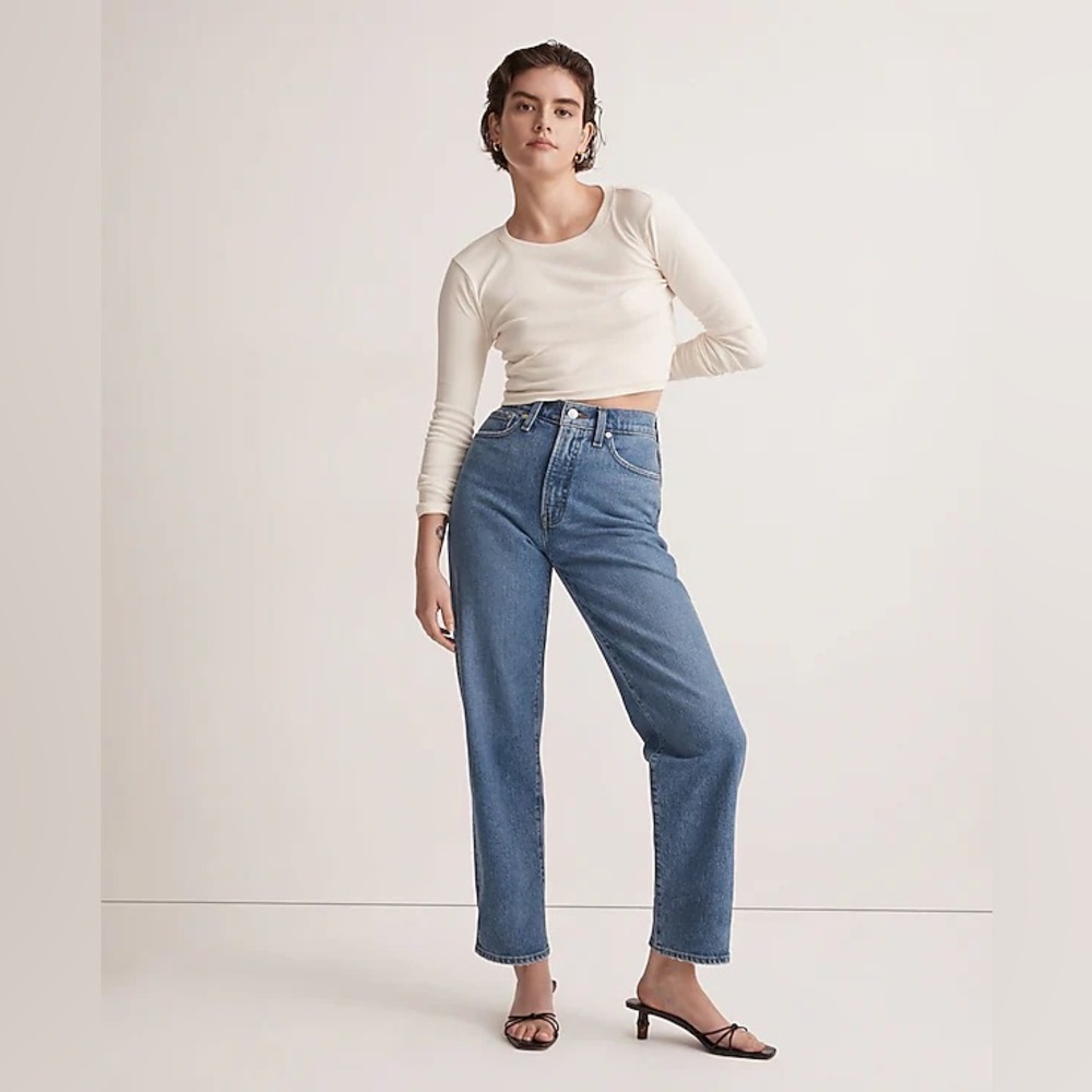 Madewell perfect vintage straight jeans
